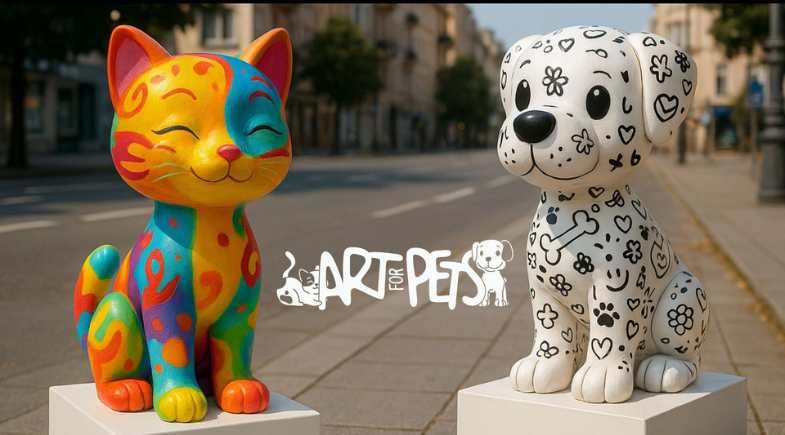 Exposição de esculturas de cães e gatos vai ocupar a cidade de São Paulo em prol da causa animal